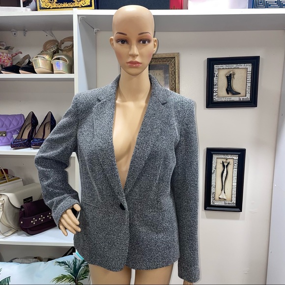 Nine West NWT! Black/Ivory Timeless Allure Jacket Size 8